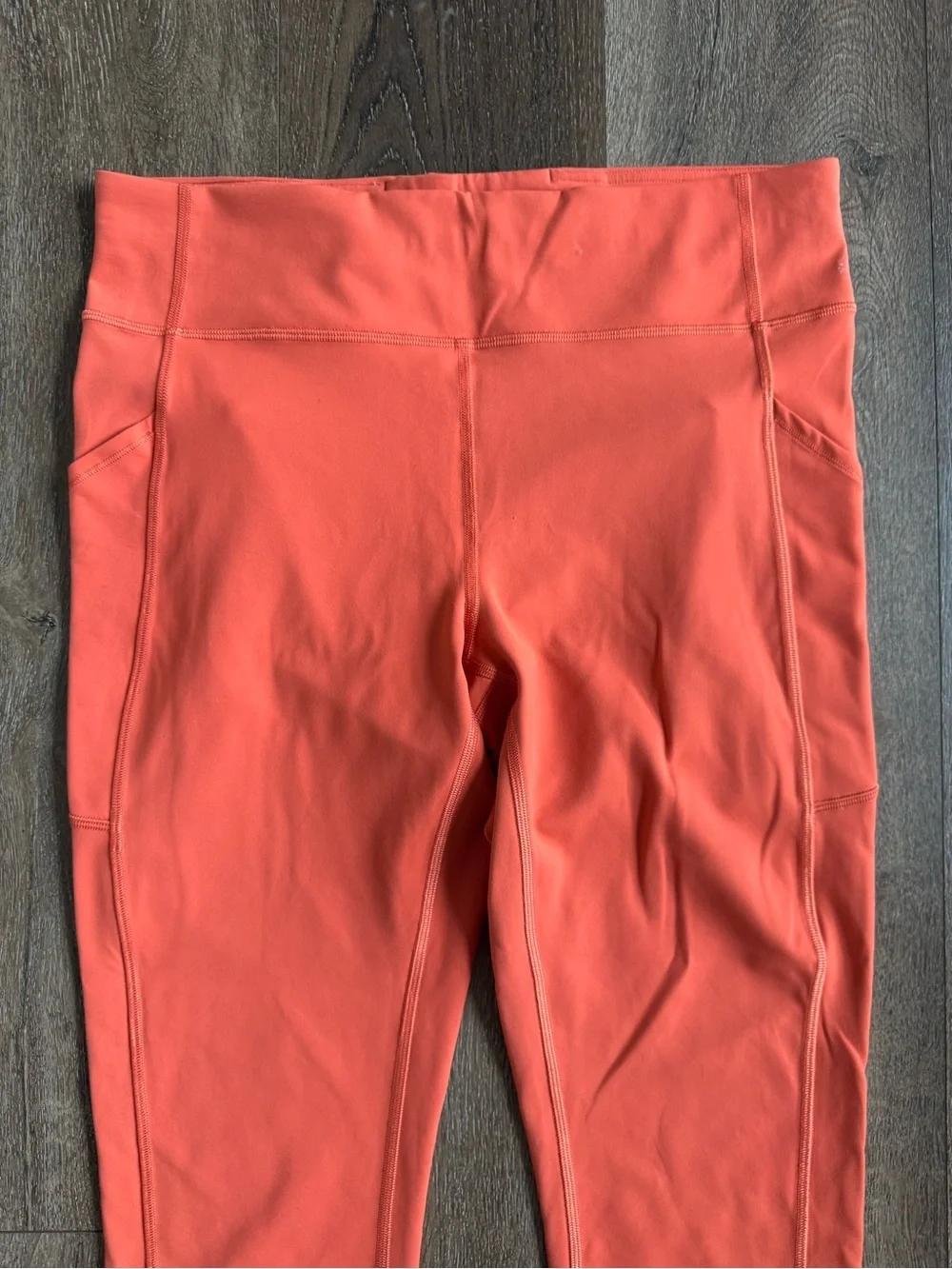 Lululemon Leggings with pockets Amber Orange Size 12